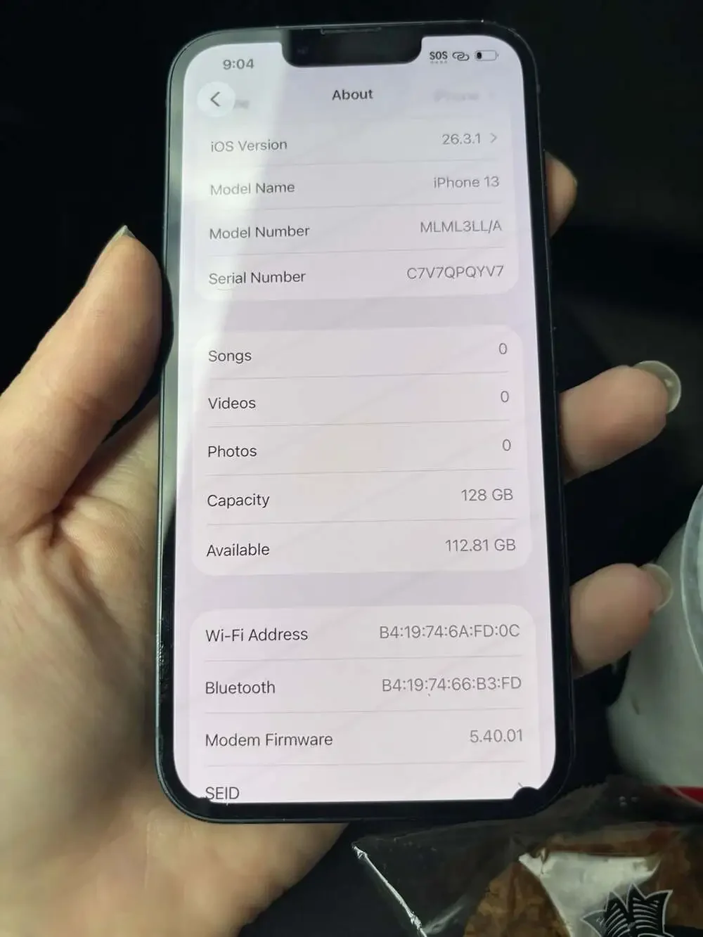 Apple iPhone 13 128GB Midnight